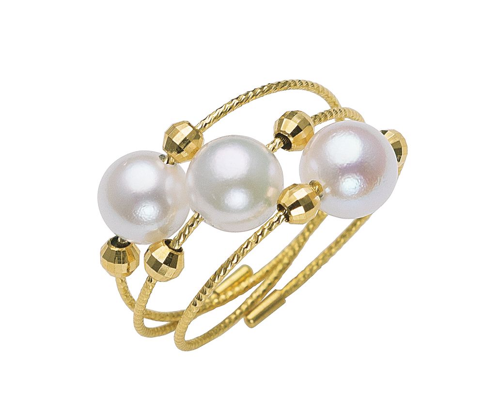 MIEKEN PEARL -K18 Akoya Pearl Ring
